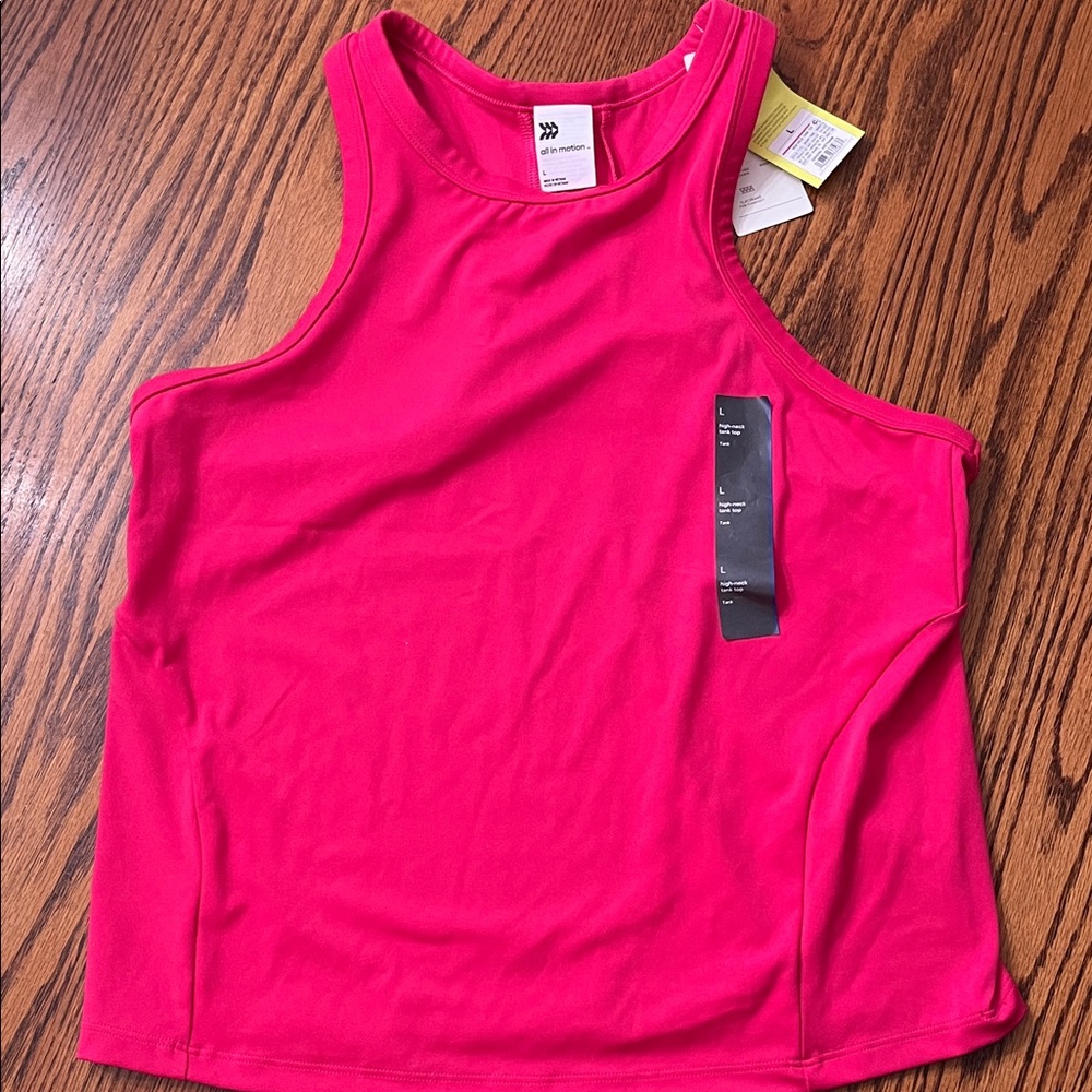 all in motion Hot Pink Racerback Tank Top